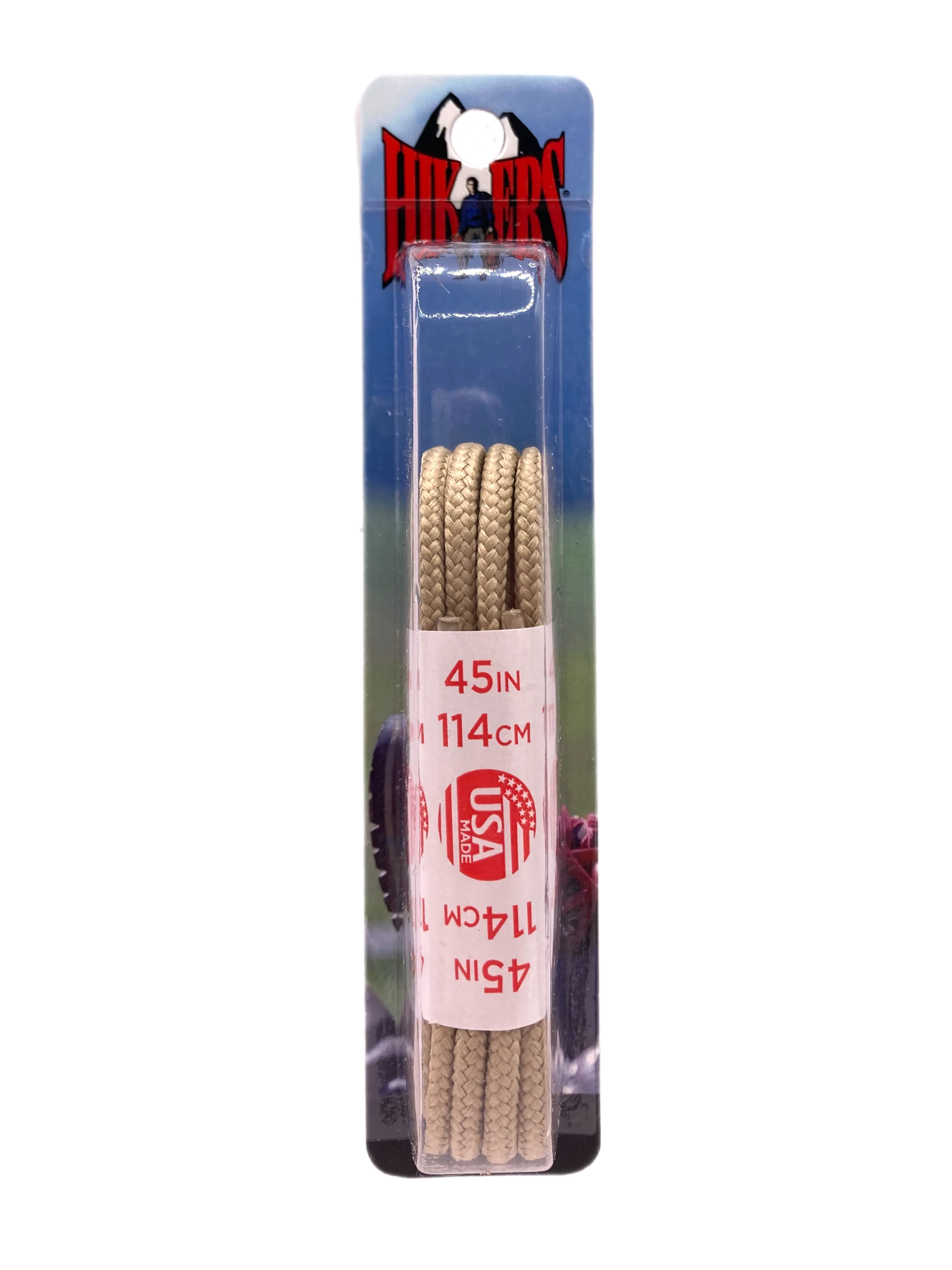 10 Seconds ® Athletic Hiker Laces | Tan - Blister Pack