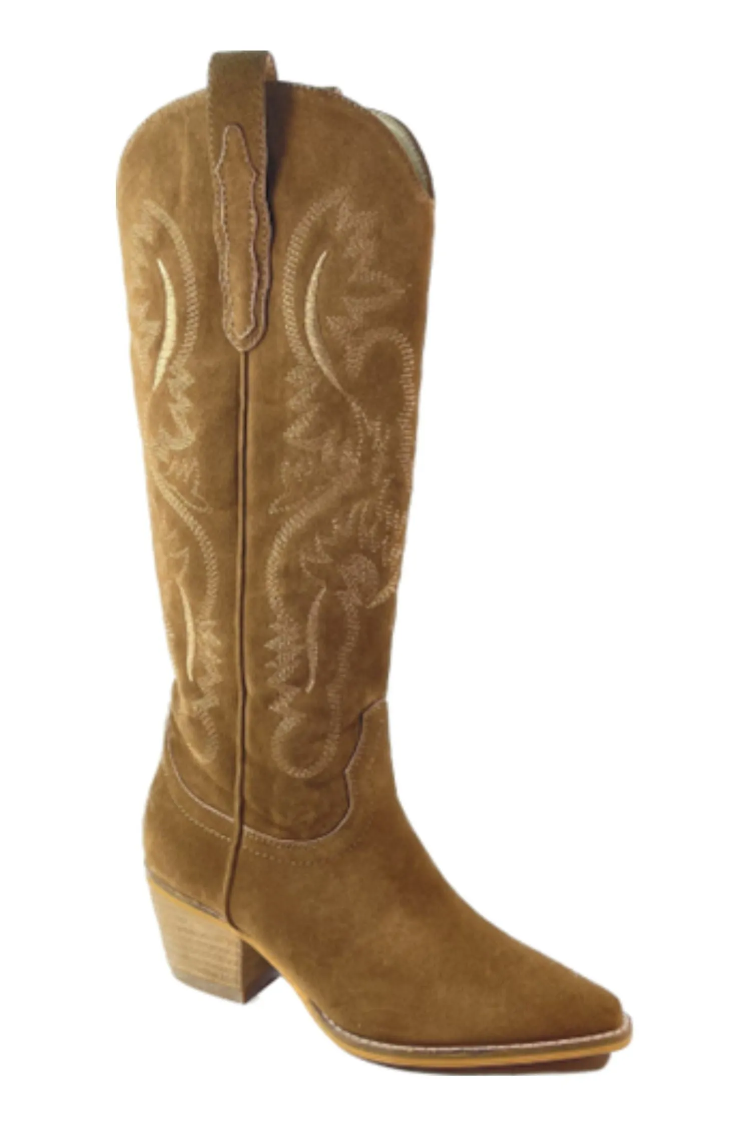 Buckaroo Babe Tall Cowboy Boot in Brown
