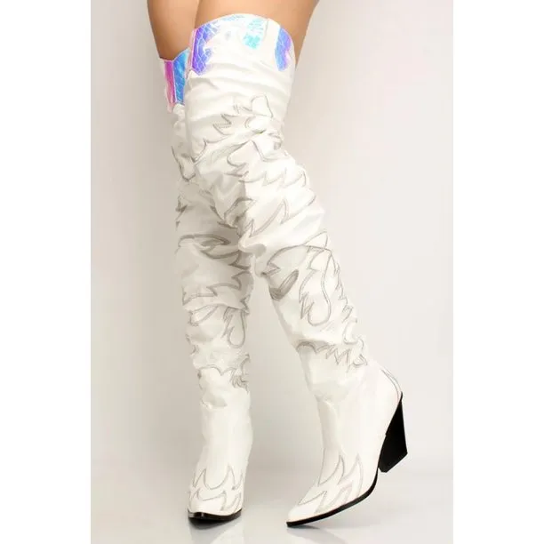 Cape Robbin Kelsey-21 Over The Knee Western Boots