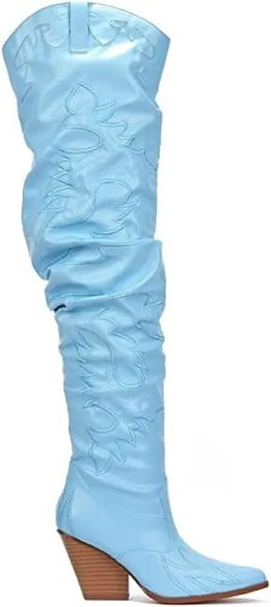 Cape Robbin Kelsey-21 Over The Knee Western Boots