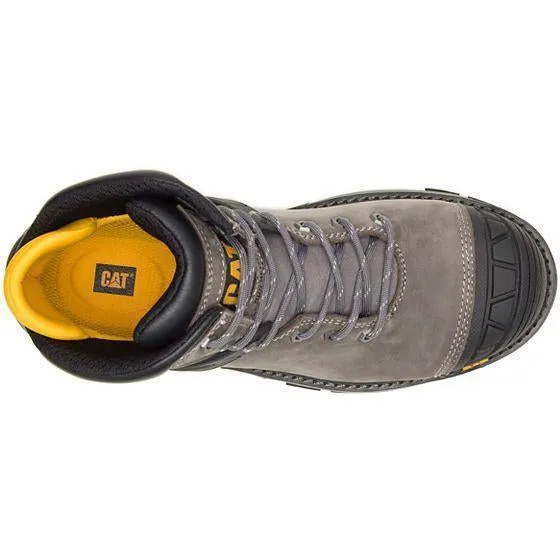 CAT Men's Excavator Superlite Nano Toe WP Work Boot - Pewter - P91197