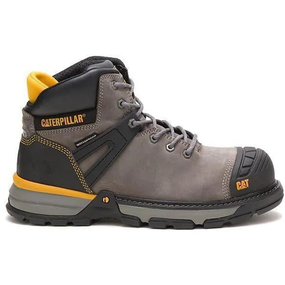 CAT Men's Excavator Superlite Nano Toe WP Work Boot - Pewter - P91197
