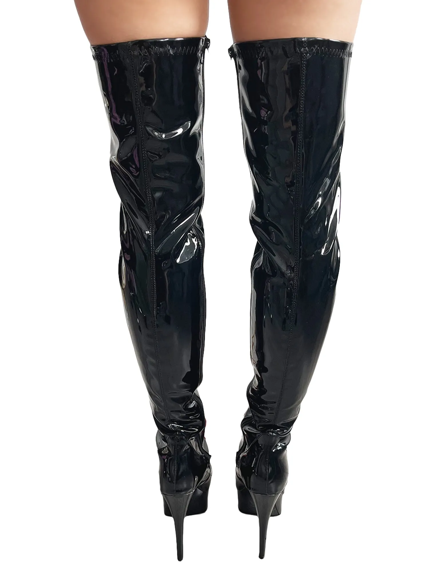 Dark Knight Thigh High Boots