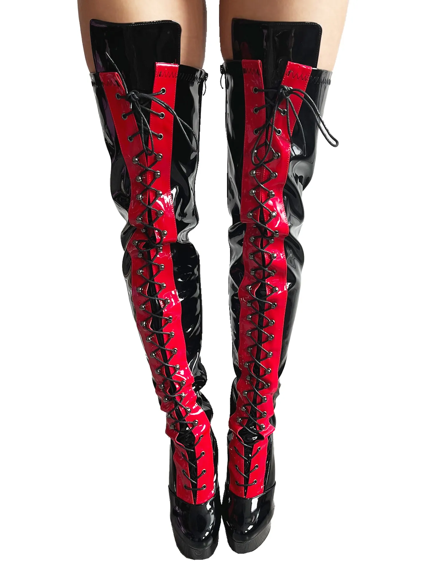 Dark Knight Thigh High Boots