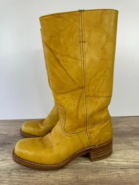 FRYE 12R CAMPUS BANANA RIDING BOOTS