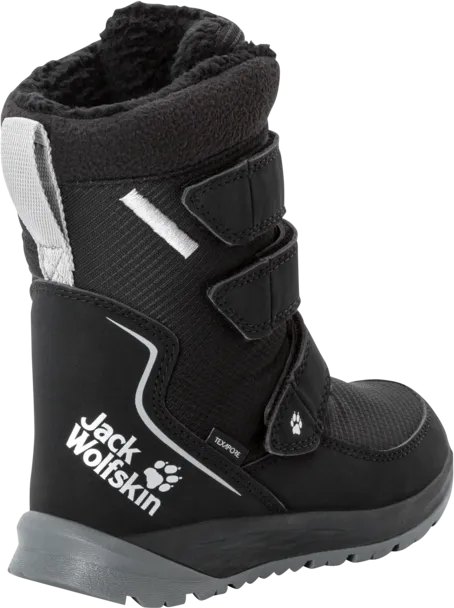 Jack Wolfskin Kids&#x27; Polar Boot Texapore High Velcro Black / Grey | Buy Jack Wolfskin Kids&#x27; Polar Boot Texapore High Velcro Black / Grey here | Outnorth