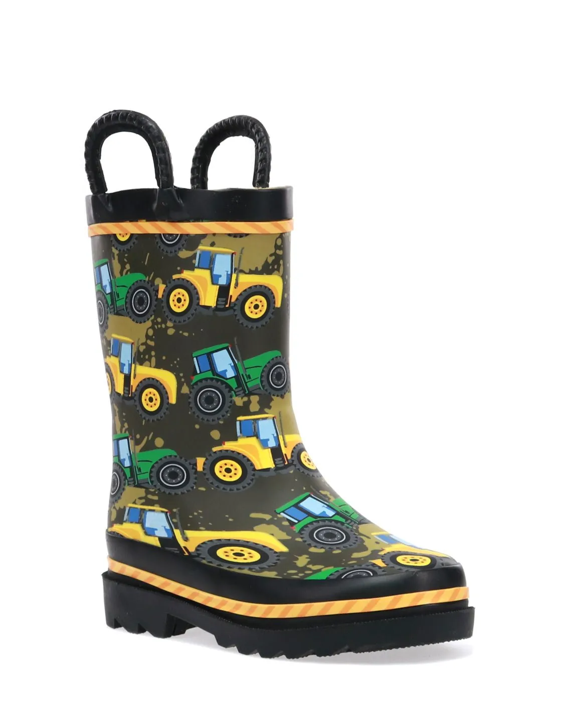 Kids Tractor Tough Rain Boot - Taupe