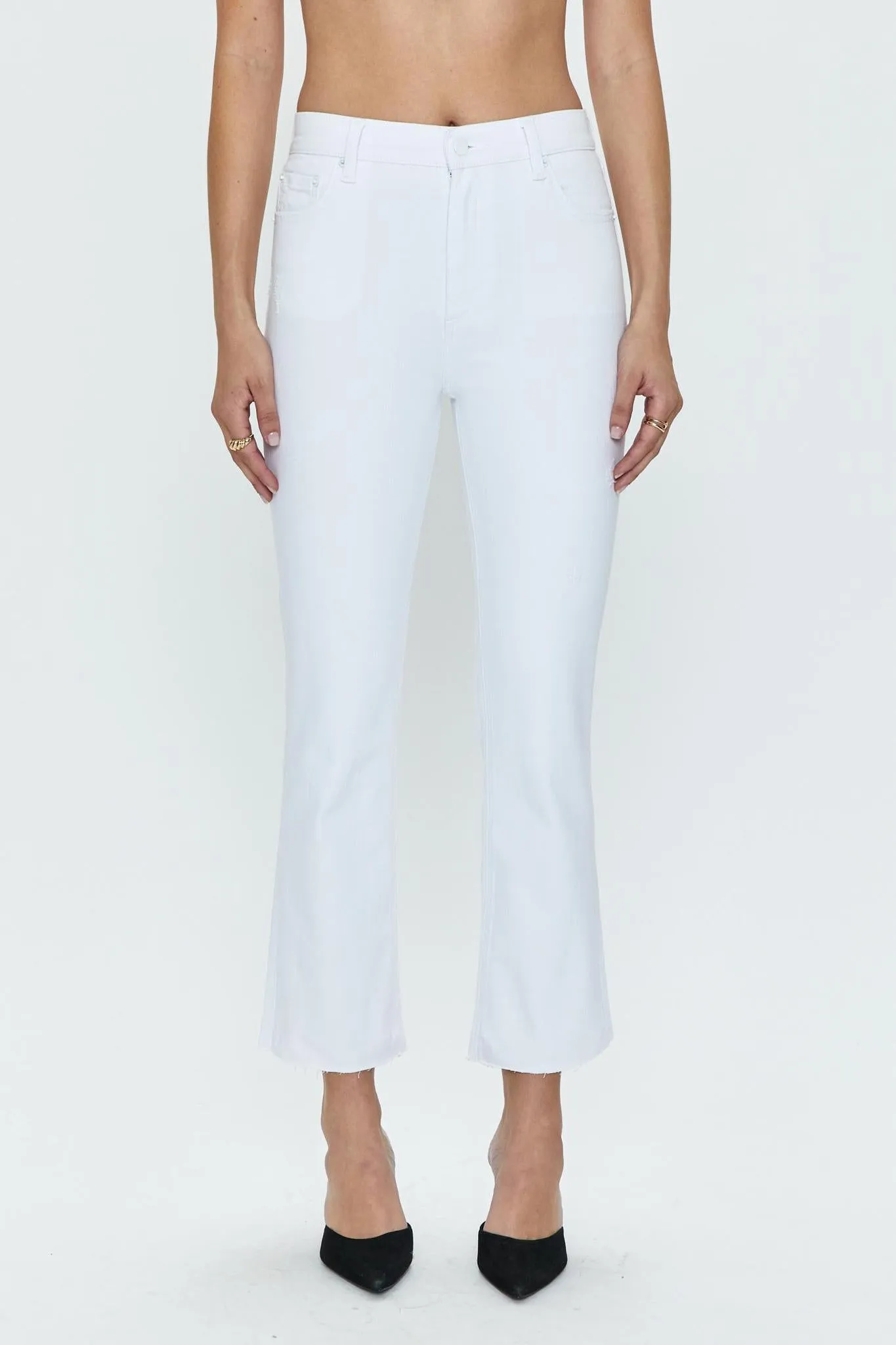 Lennon High Rise Crop Boot Cut Jean