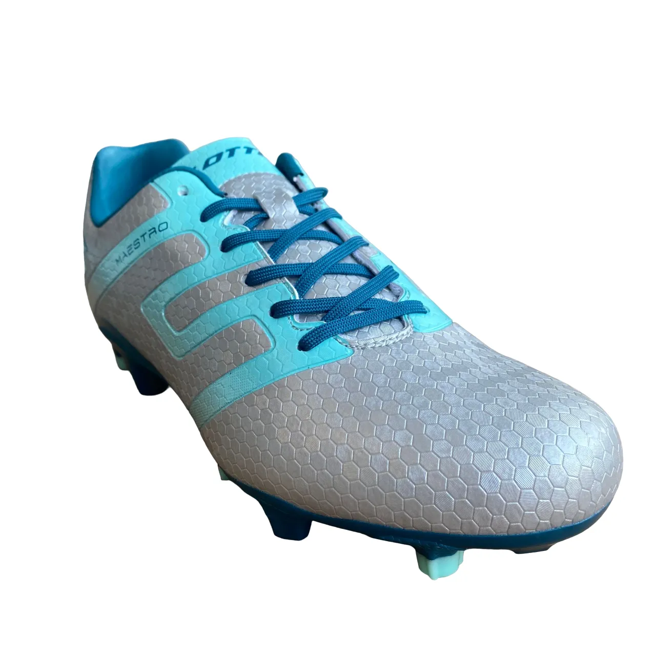 Lotto Maestro 700 IV FG silver-blue men's football boot